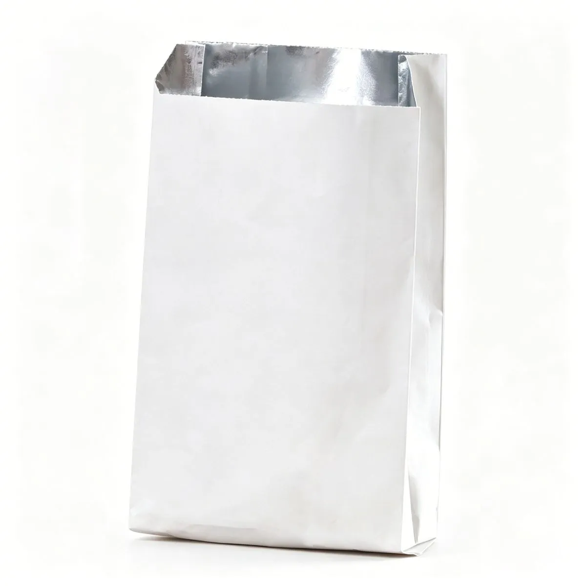 100 Pack Oil Resistant Insulated Paper Aluminum Foil Food Hamburgers Bags - 8in