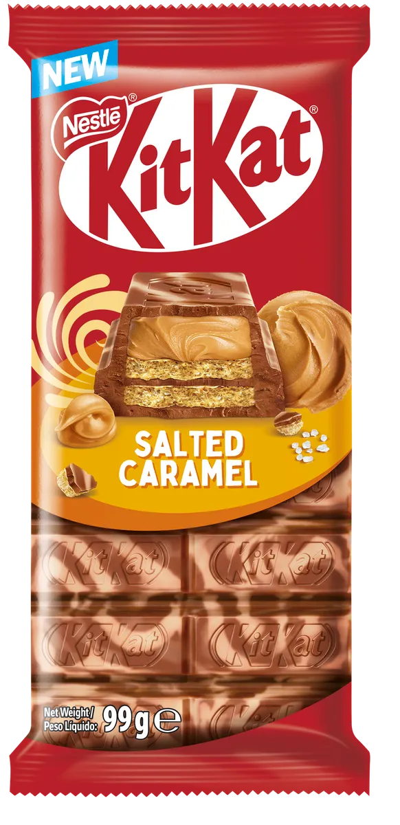 Nestlé KitKat Salted Caramel Chocolate Slab 99g
