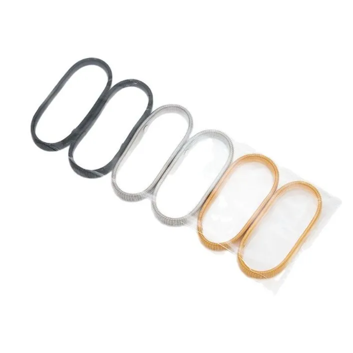 6 Pieces Sleeve Garters, Anti-Slip Shirt Sleeve Holders, Metal Armbands
