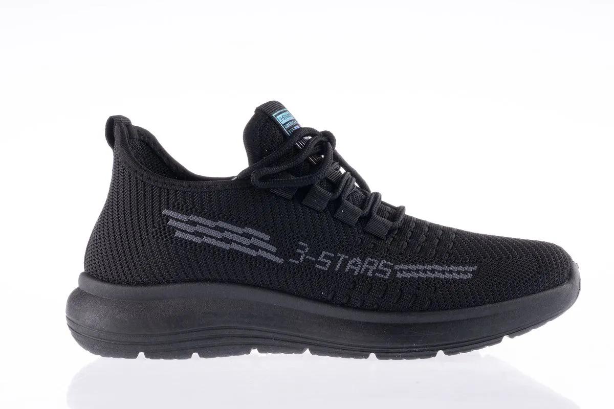 3-Stars Women's Lolo Sneakers - Black