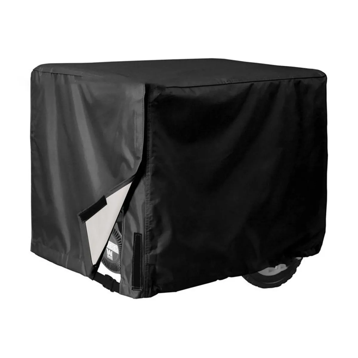 Universal Waterproof Generator Cover Outdoor Protection Cover - Black