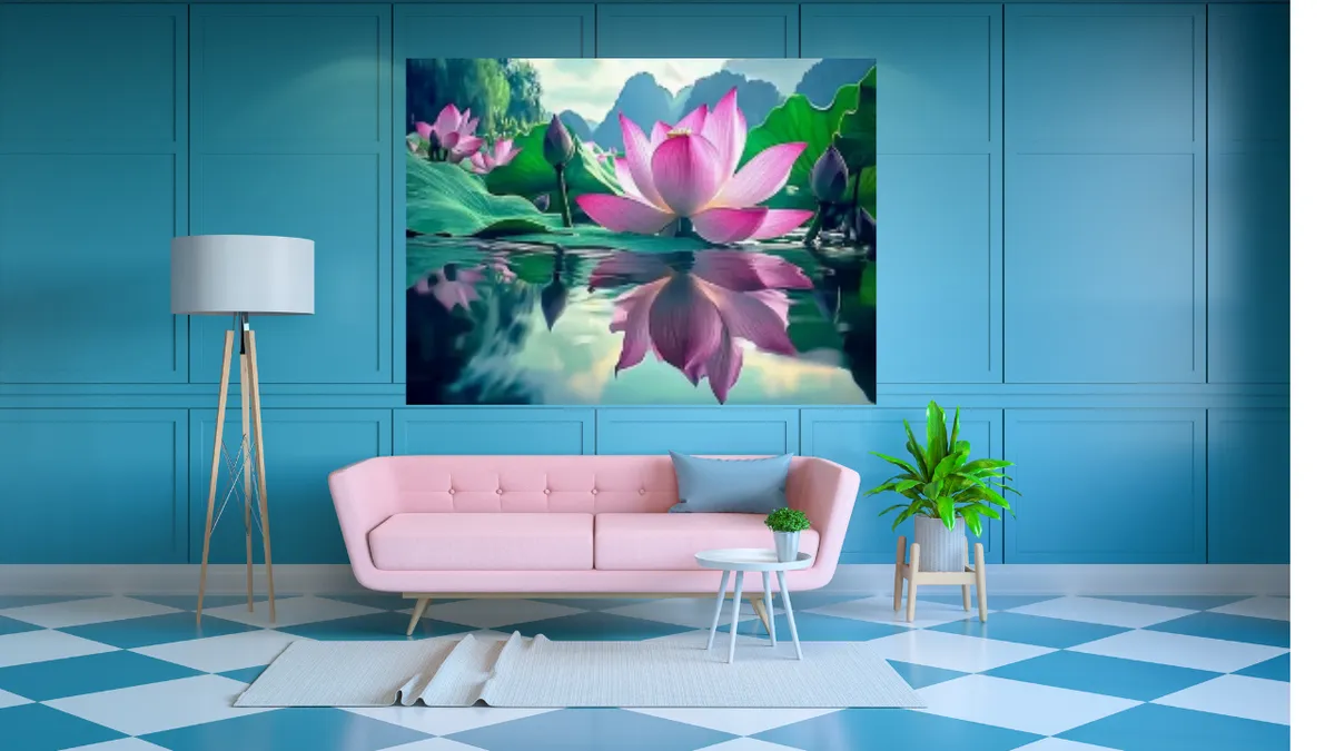 Lotus Flower Wall Art