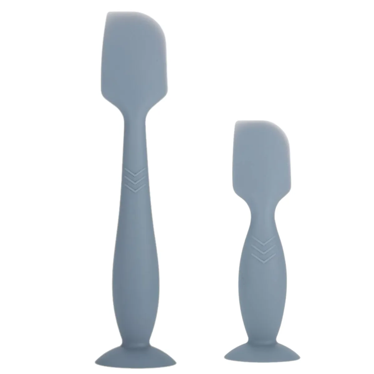 Baby Diaper Cream Spatula Applicator Soft Silicone Multipurpose Pack of 2 - Bluish Grey