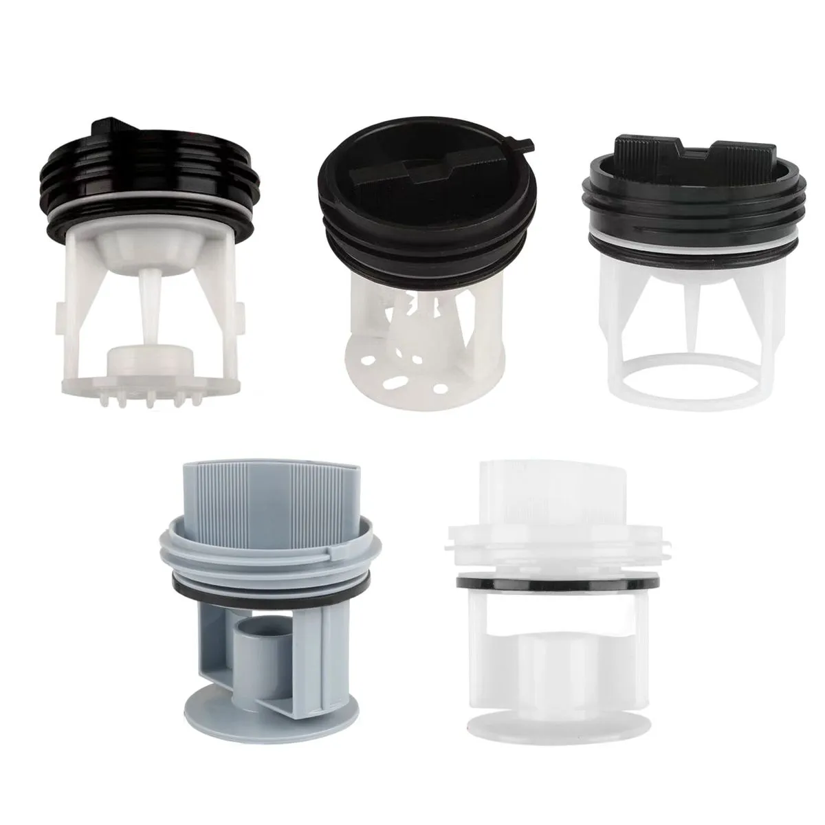 Wash Machine Drain Pump Cover Sturdy Compact Replace Component Water Plug -  Style A