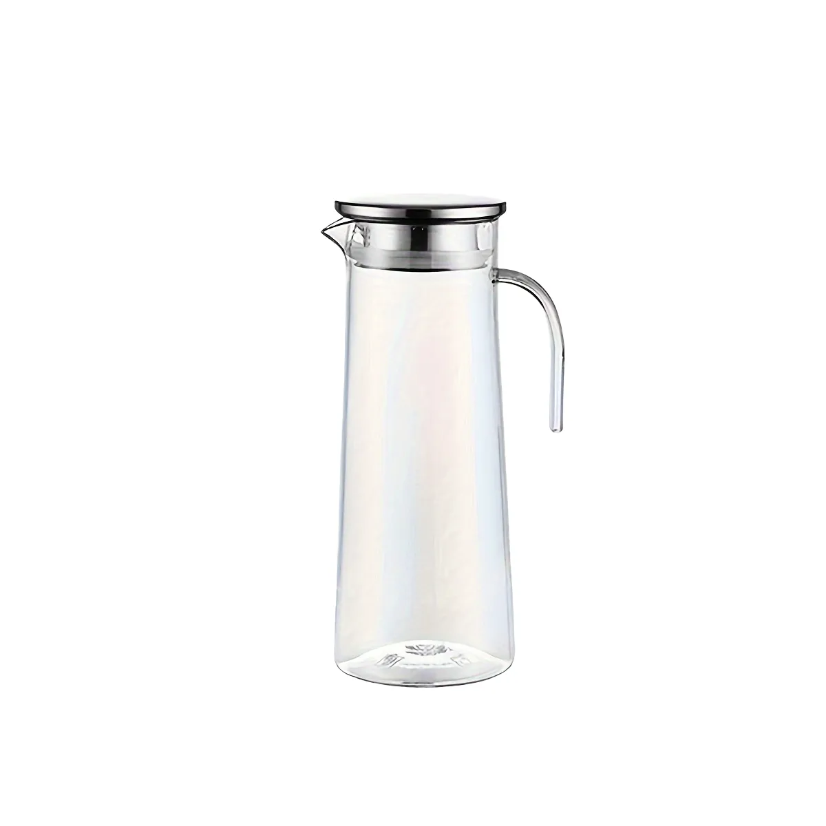 Acrylic Juice Jug Beer Bottle Water Container With Stainless Steel Lid