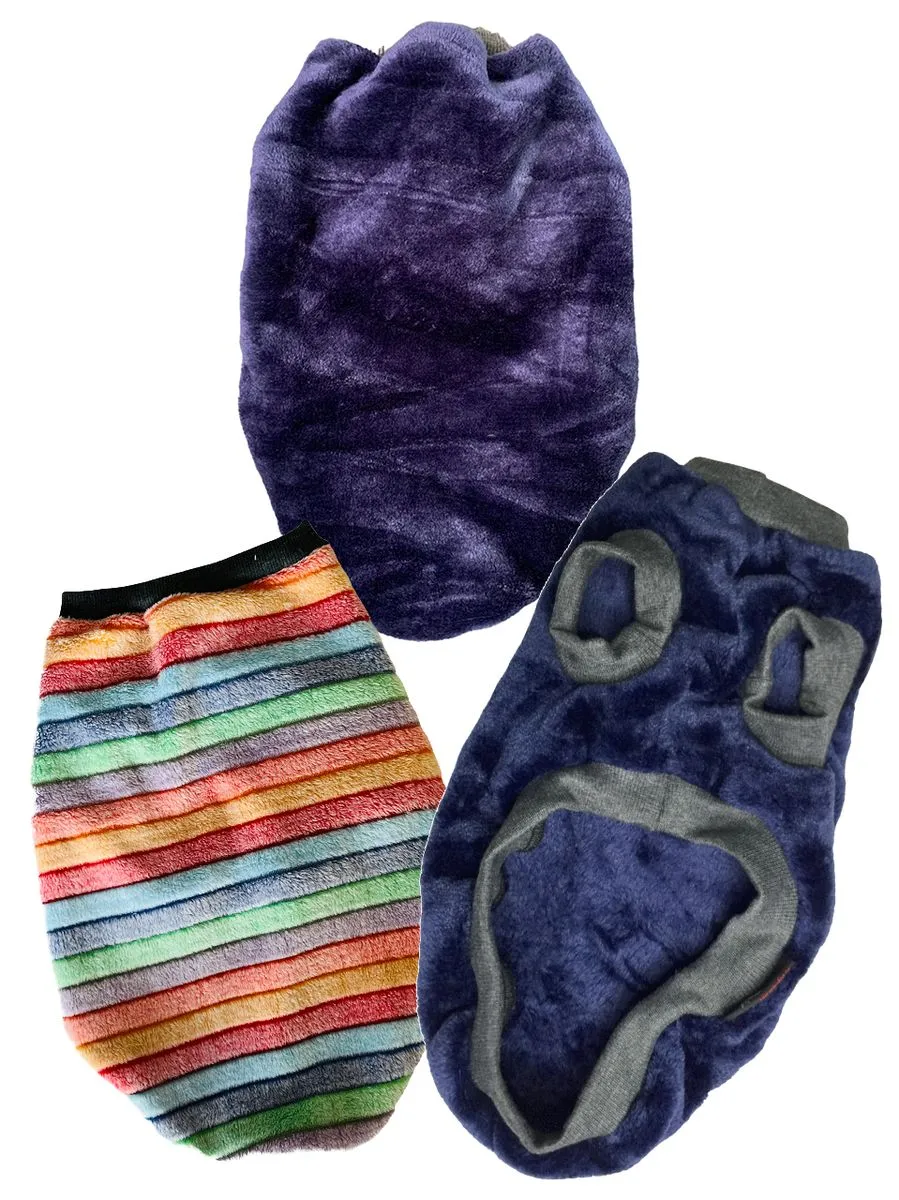 Size XL - Pack of 3 Dog Coats