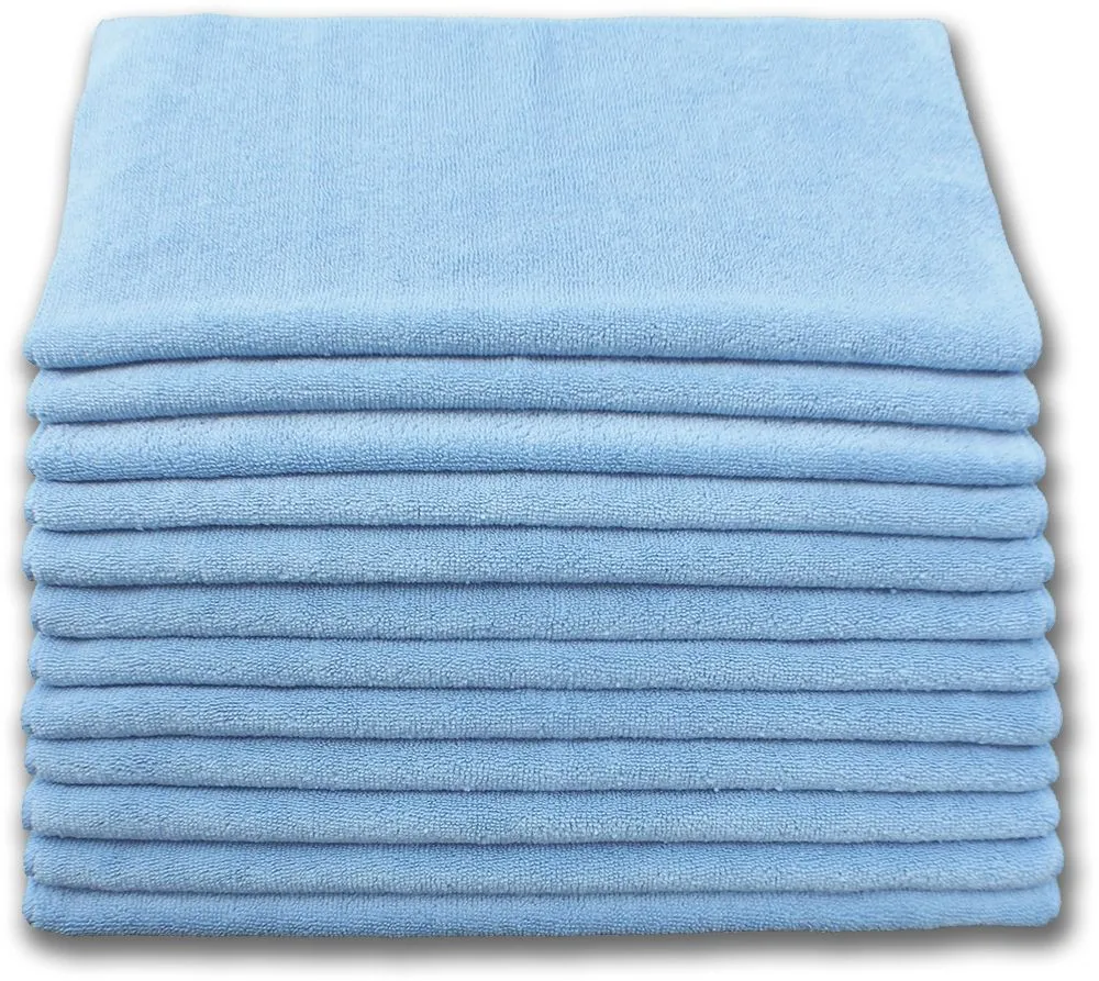 Microfibre Woven Cloths 280gsm 10 Pack - Blue