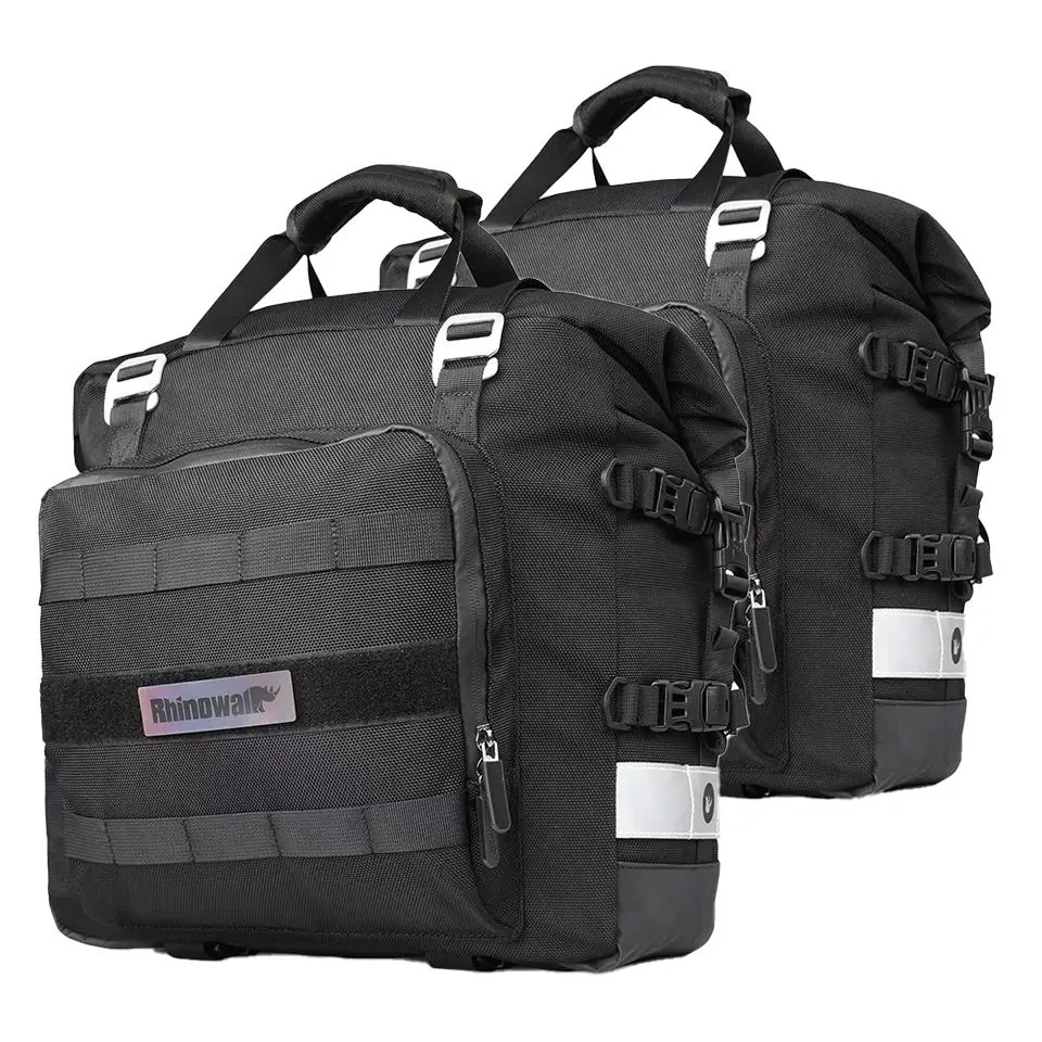 Motorcycle Saddle Bags - Quick Release - Waterproof - 2-Bag Set