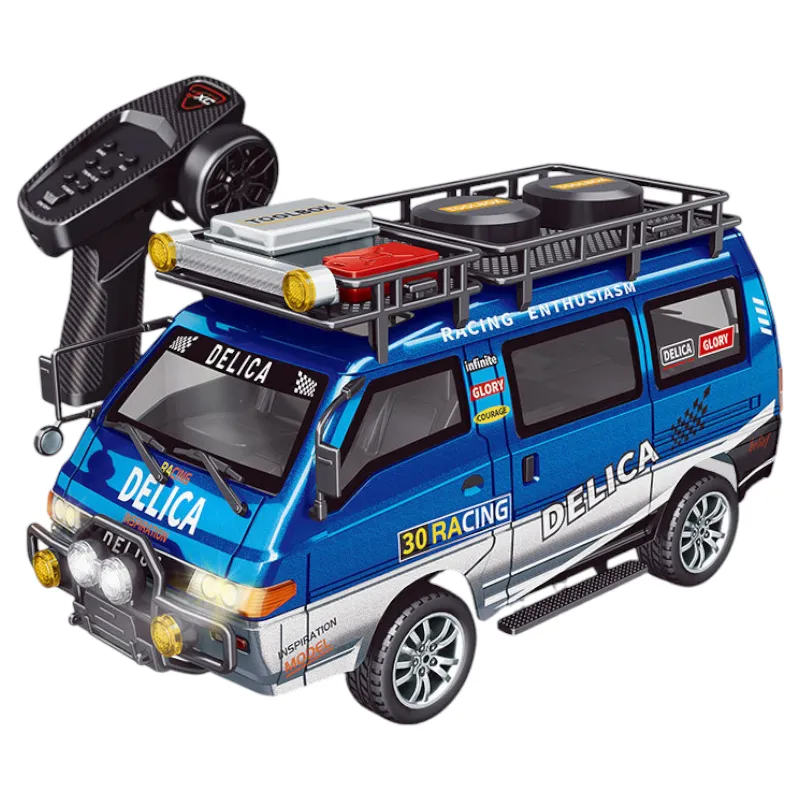 RC Car Remote Control Van Delica 2WD LED SG JXC5813A - Blue