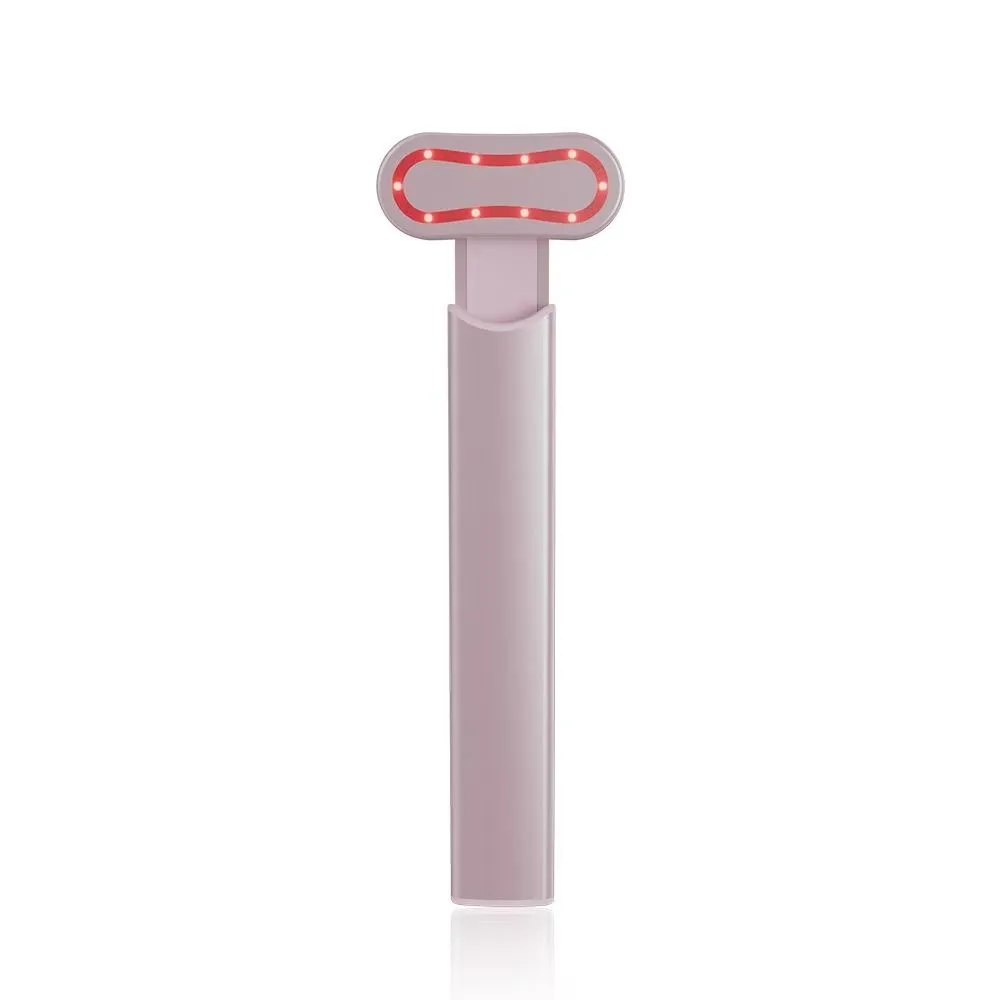 Rotating EMS Fairy Wand Beauty Device - Pink
