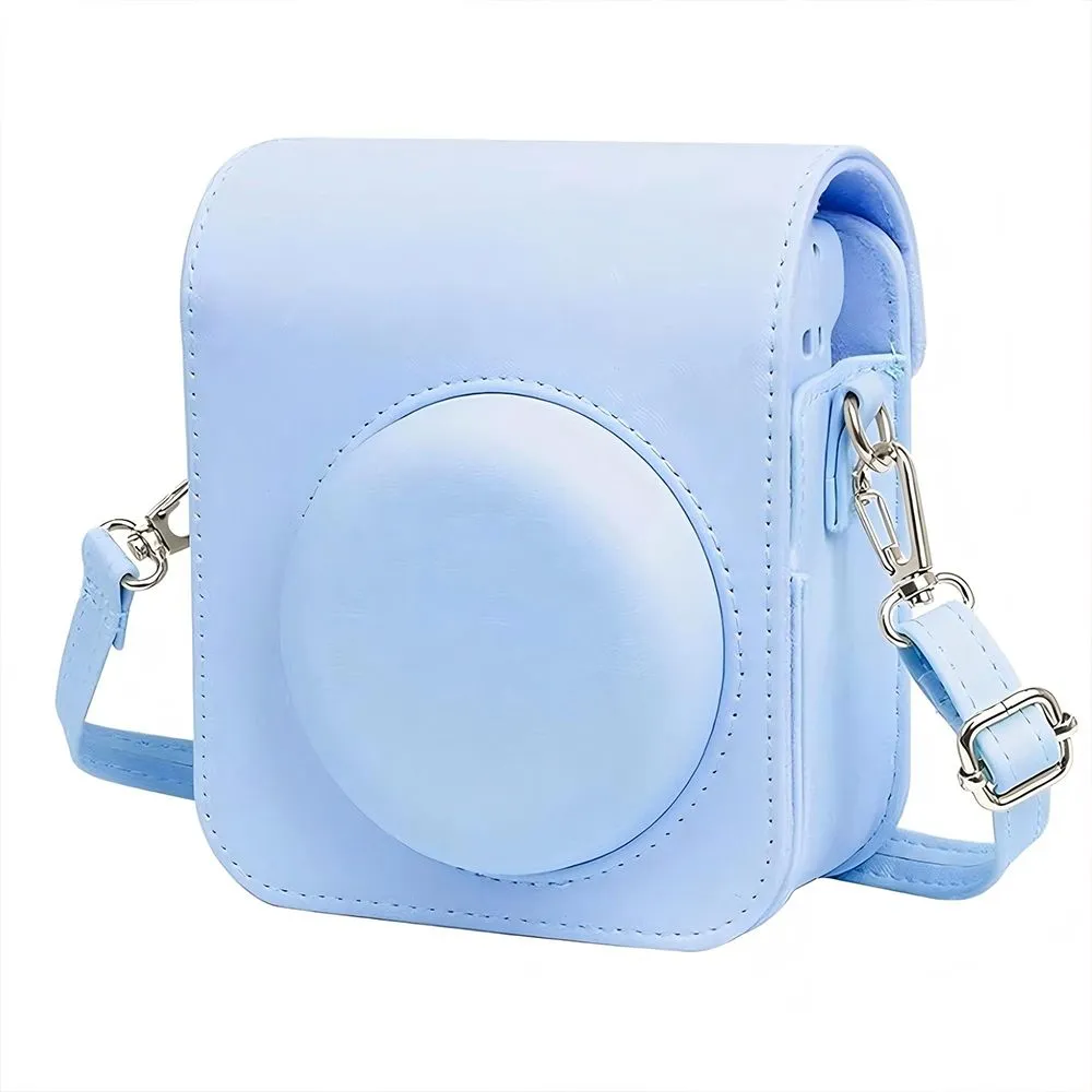 Camera Case for Instant Mini 12 Instant Film Camera with Shoulder Strap - Blue