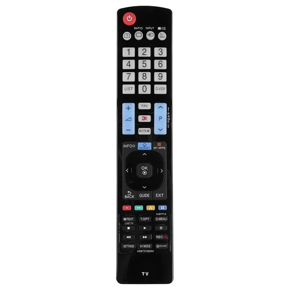 Universal Plastic LCD TV Remote Control Replacement for AKB73756504