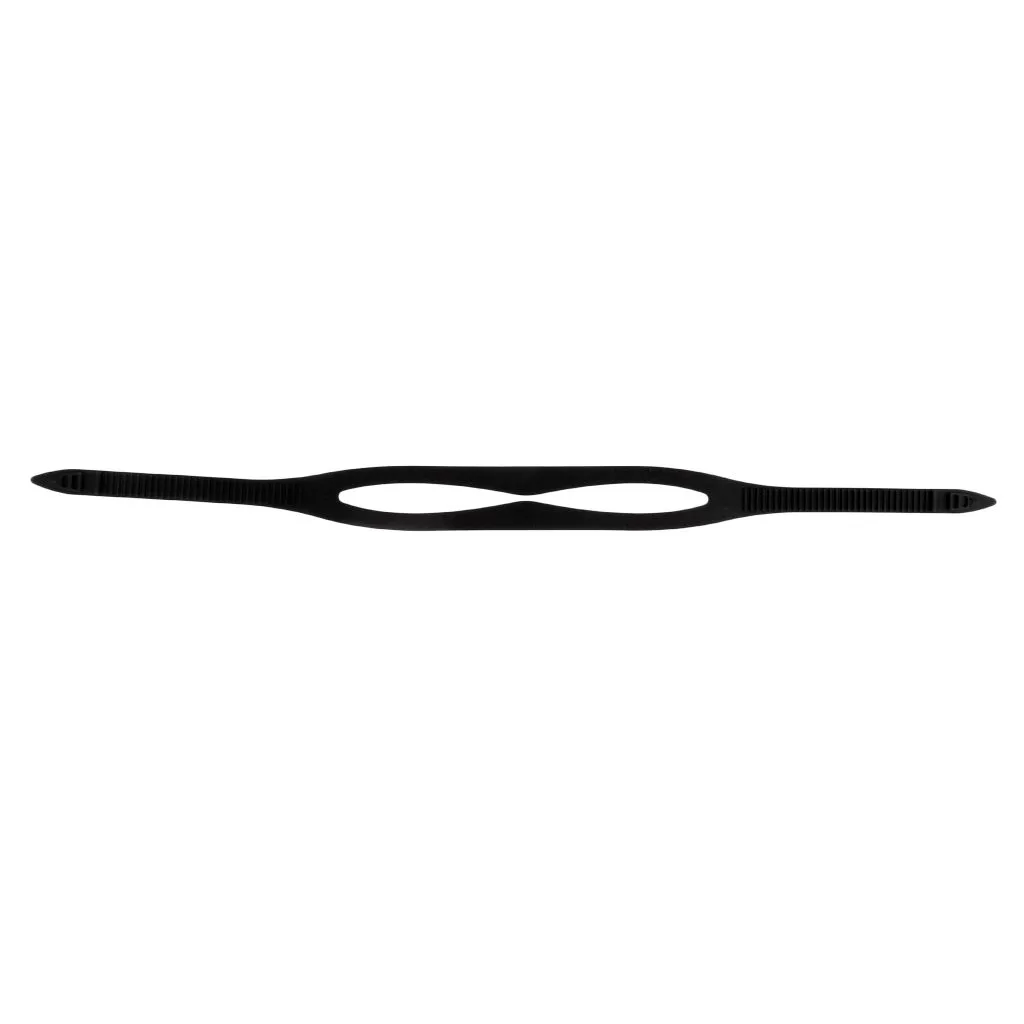 Universal Swimming Goggles Head Strap Replacement Accessories 49cm - Black