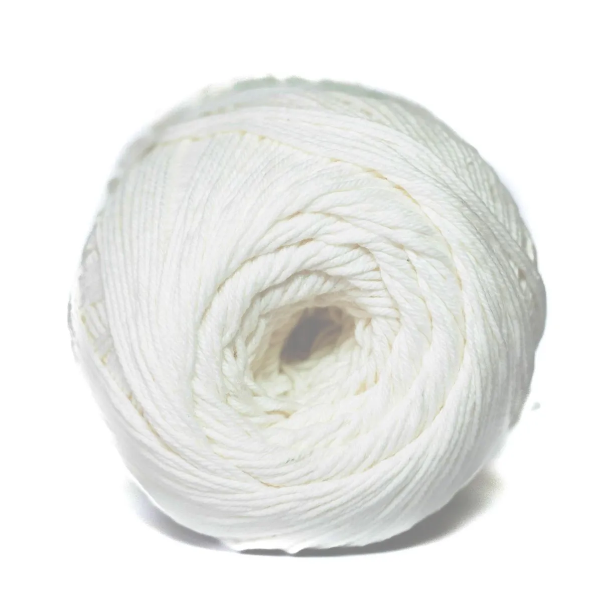 Elle Wool Cotton On Double Knit Virgin Cotton Yarn (2x250g) - 001 White