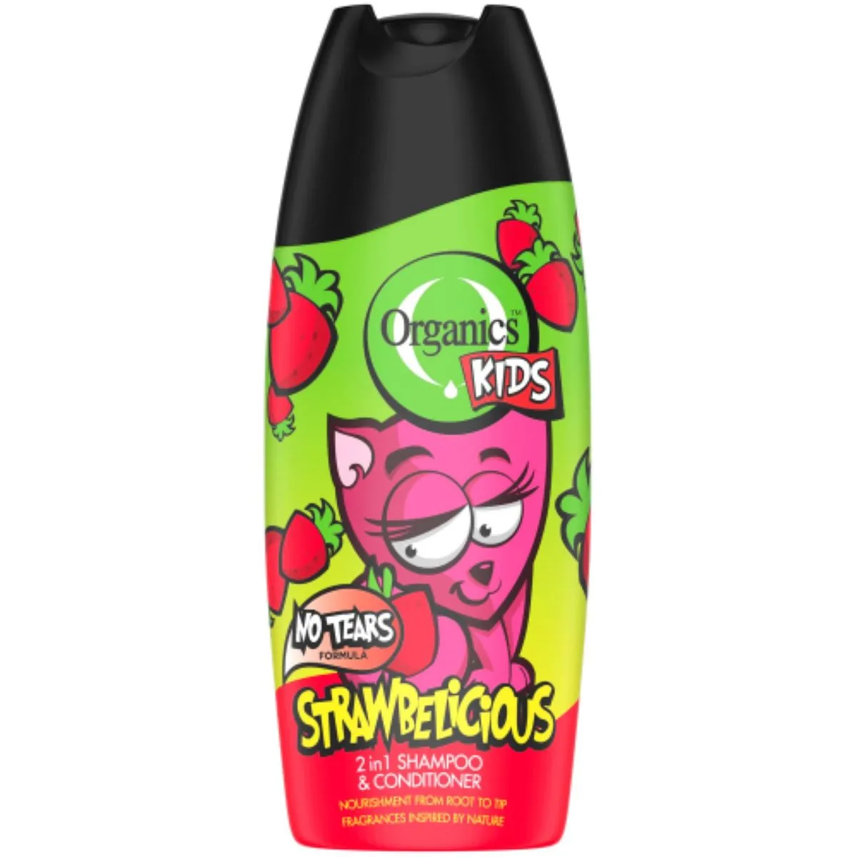 Organics For Kids 2in1 Shampoo And Conditioner Strawbelicious 400ml