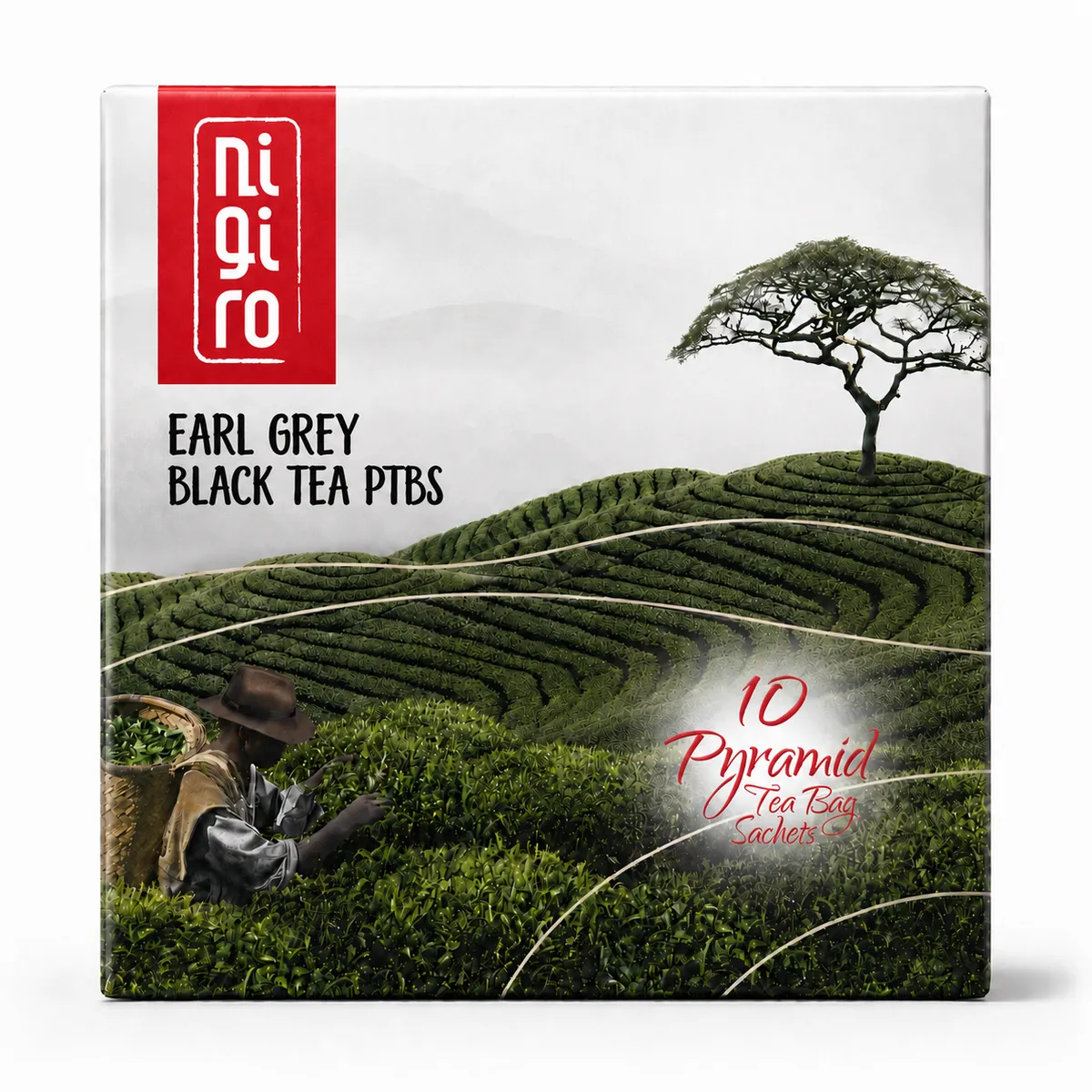 Nigiro Earl Grey Flavoured Black Tea 10 Tea Bags