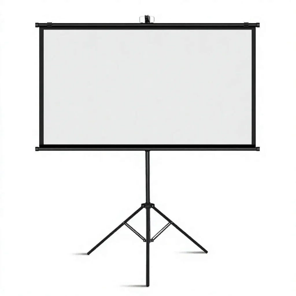 ElecTrek 60" 16:9 Portable Projector Screen with Tripod Stand--4K HD Screen