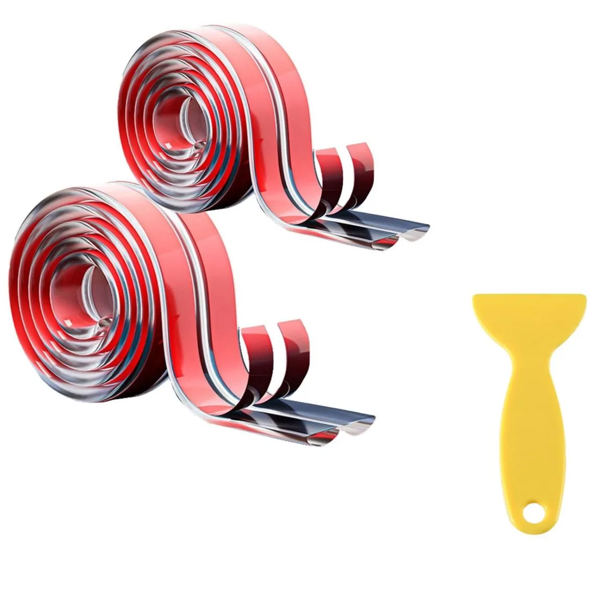 Silicon Protective Self-Adhesive Edge Corner Guard Tape 2 Roll with Scraper