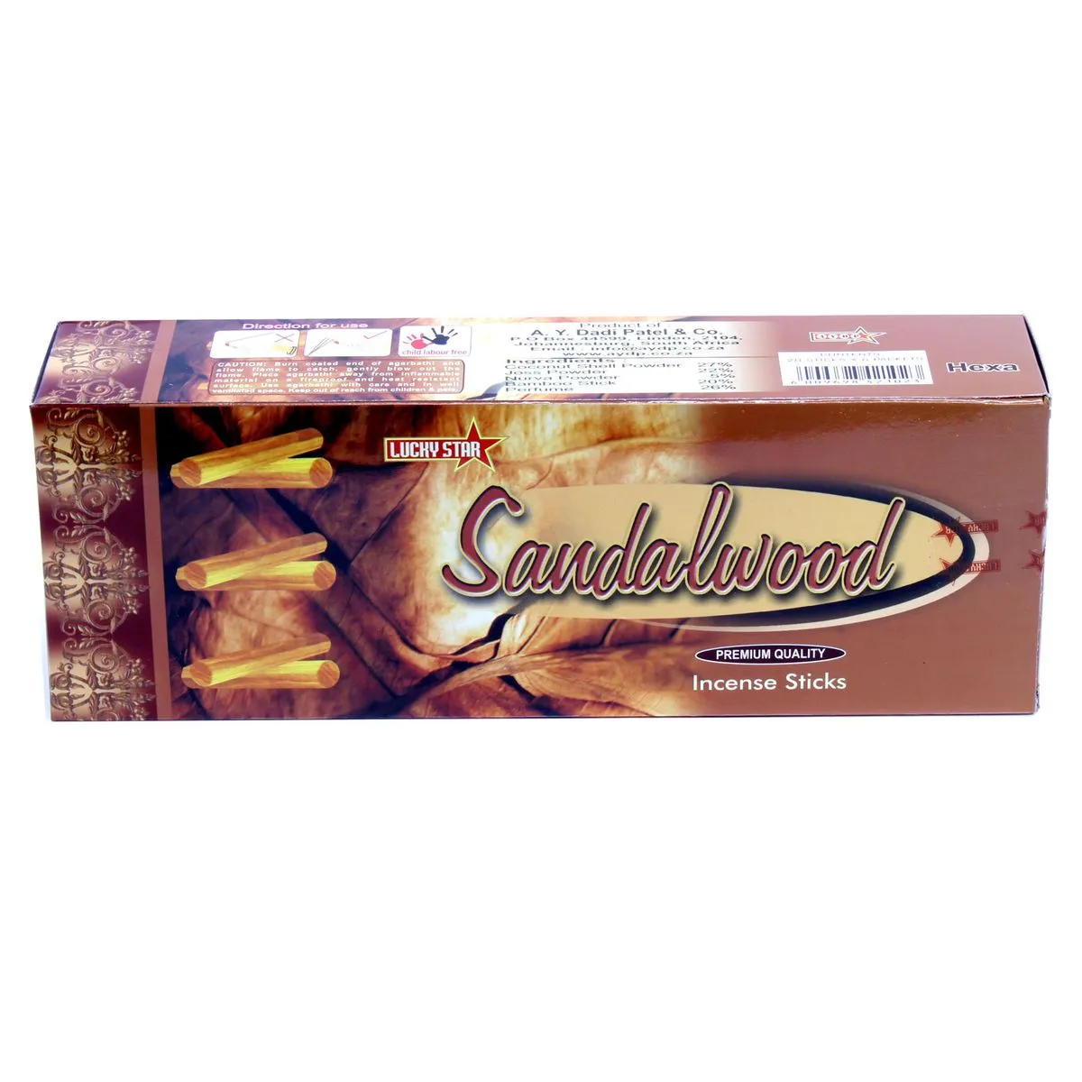Incense Sticks - Sandalwood 9" - 120 Sticks