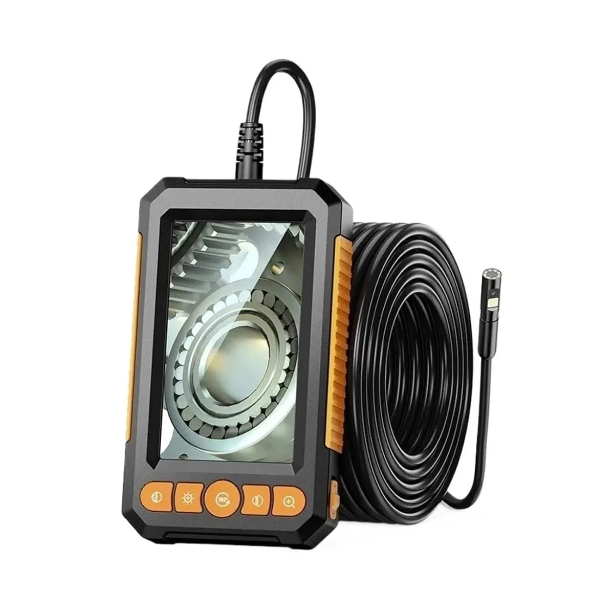 TLXY4.3 Inch Screen 1080p Endoscope, Waterproof IP67,LED Lighting Dual Lens