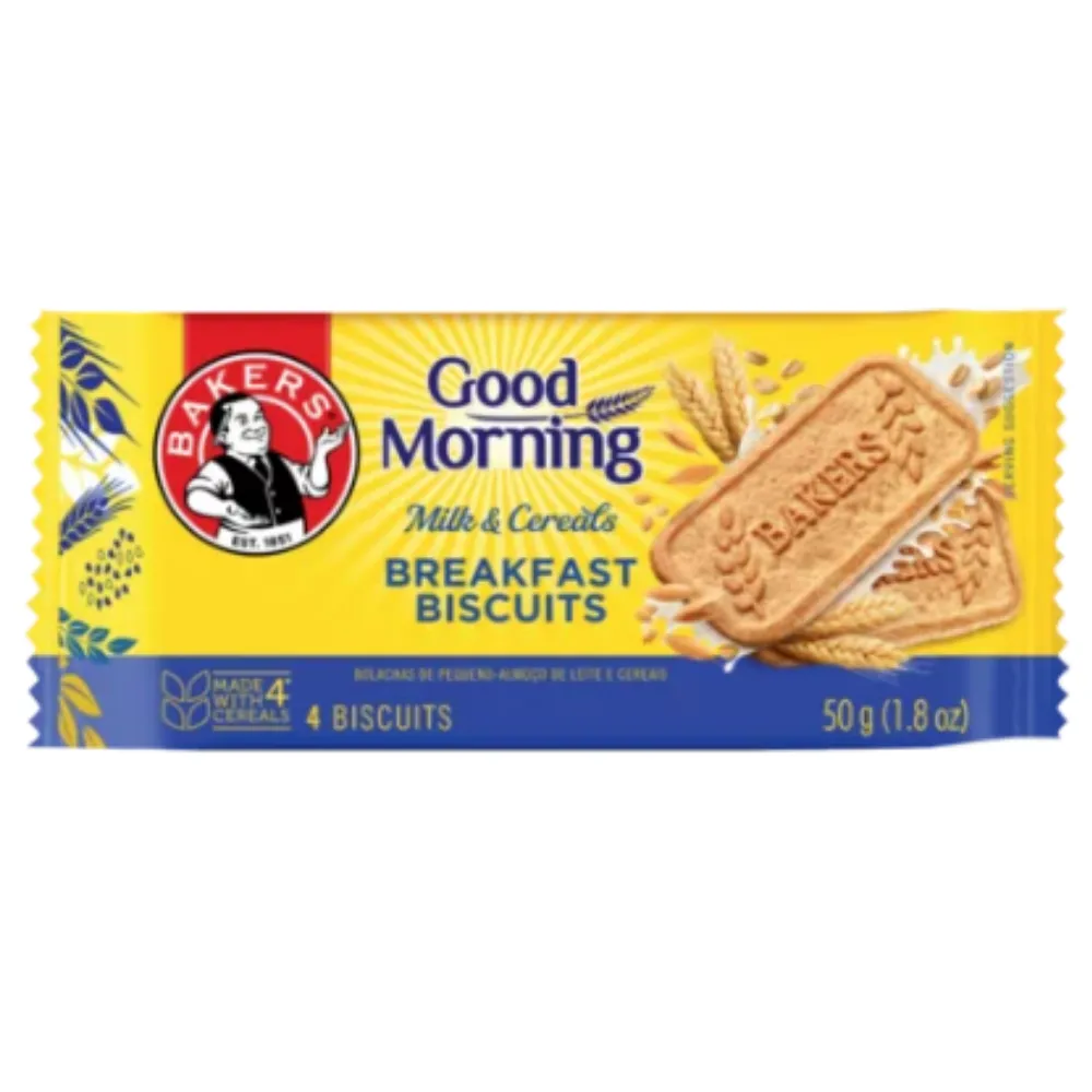 Bakers Good Morning Breakfast Milk & Cereal 50g - Pack of 16