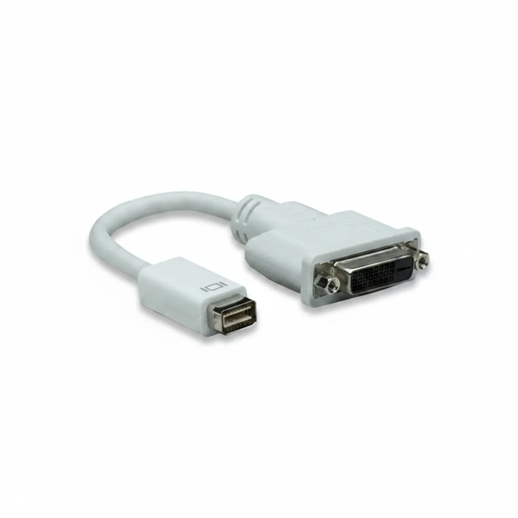 Mini DVI Compatible to DVI Cable - 32P Male to 25F Female