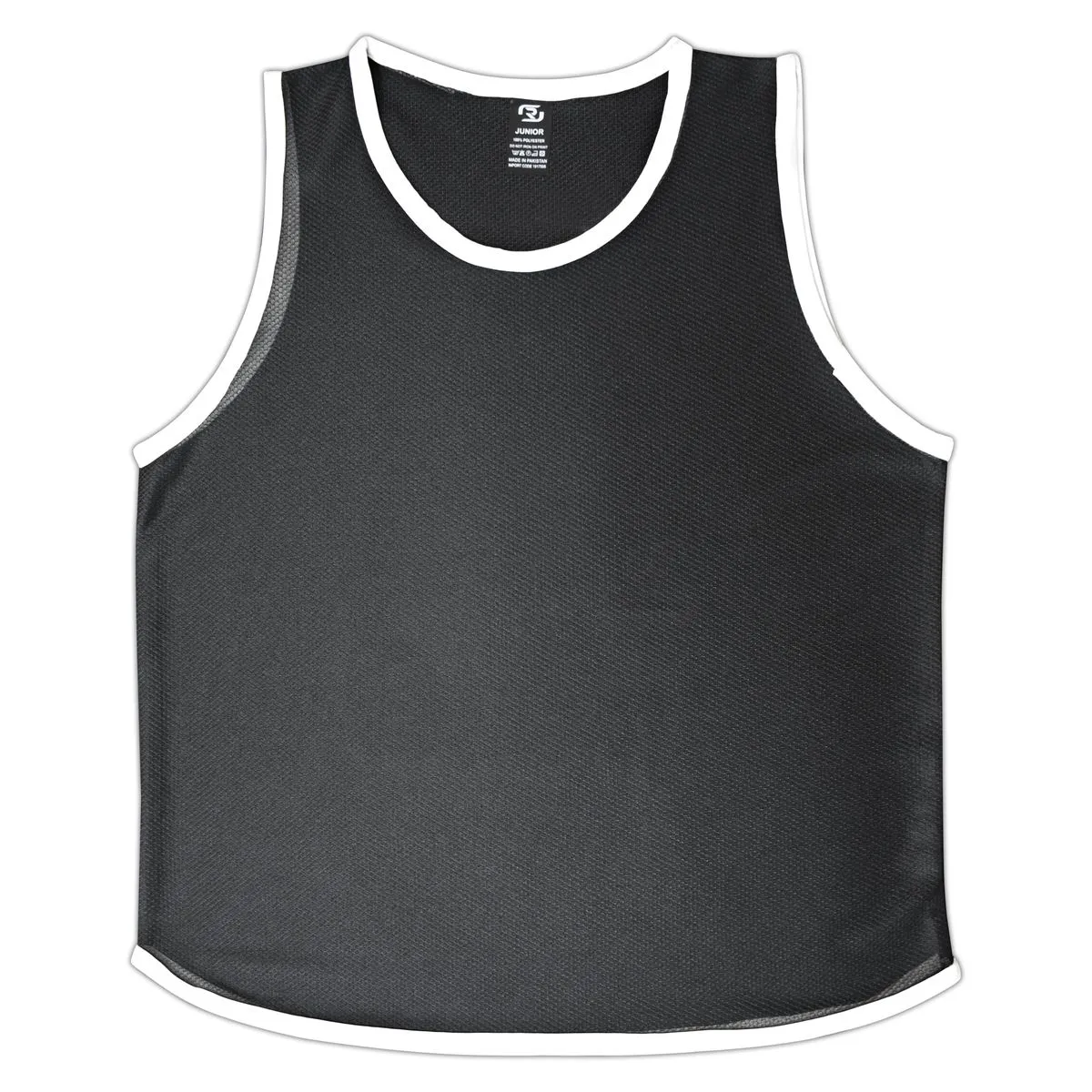 Ronex Training Bibs/Vest Set - Pack of 10 (Junior) - Black/White