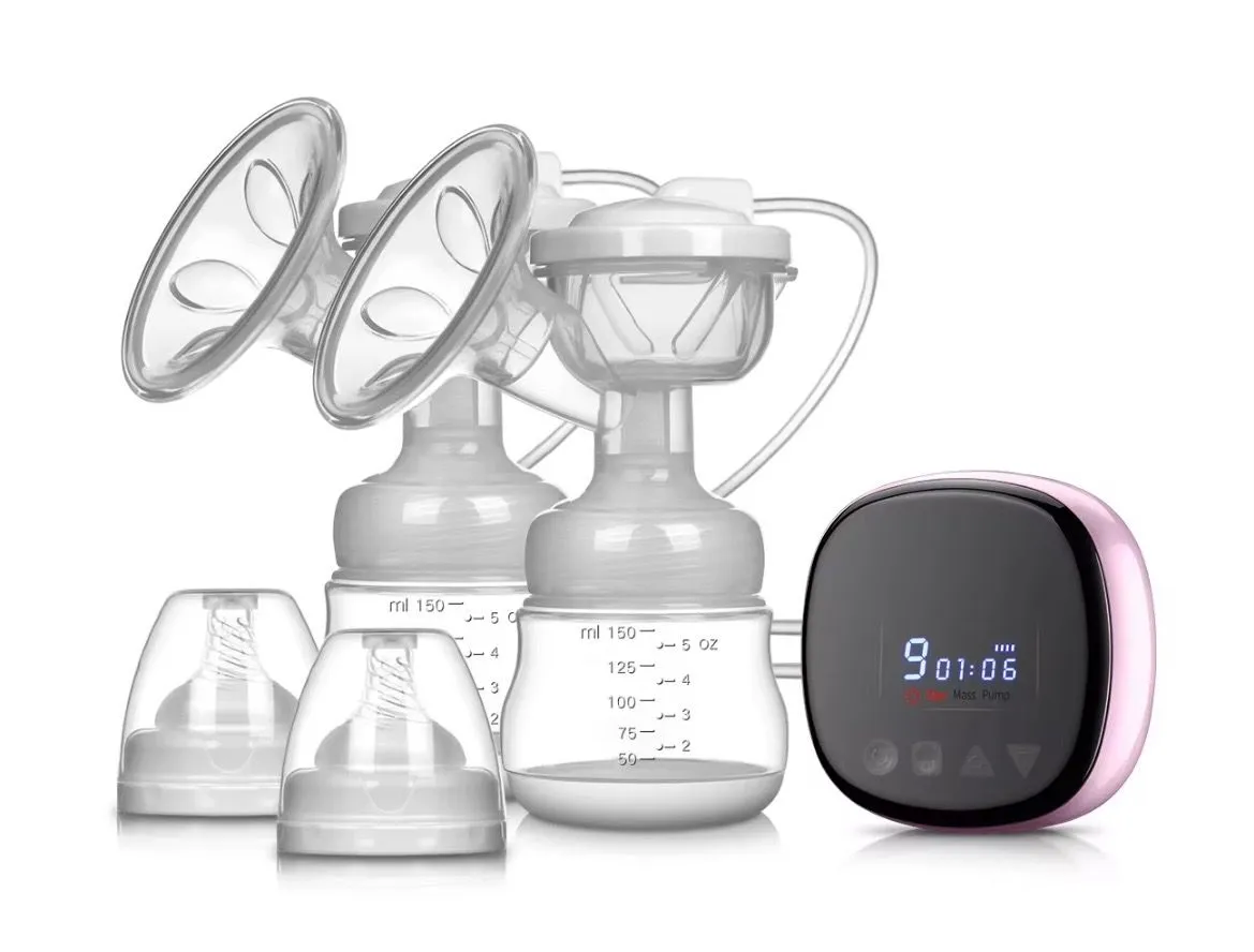 Skycrest Automatic Rechargeable Double Electric Breast Pump - Pink