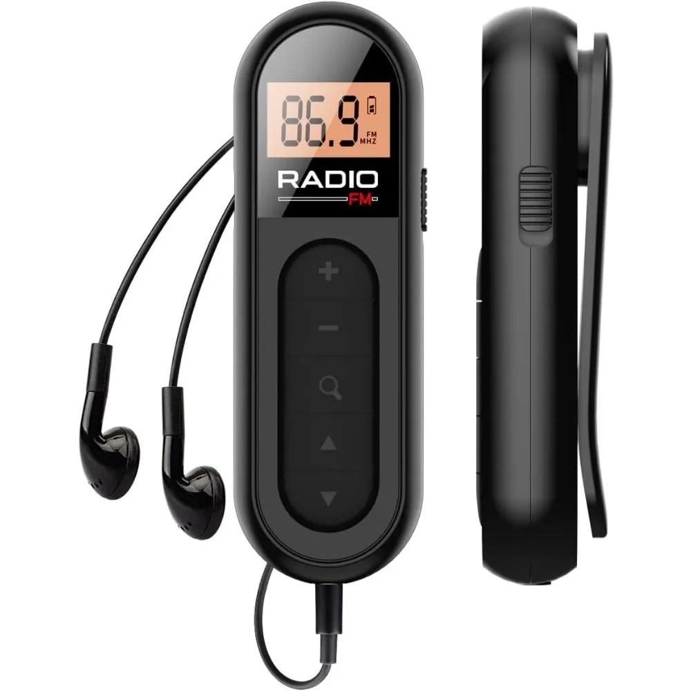 FM Radio, Rechargeable Portable Pocket Transistor Radio With Best Reception