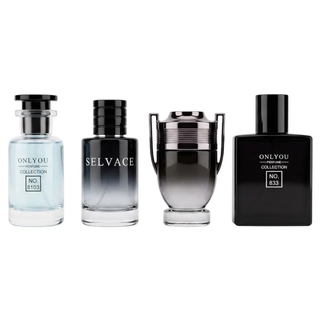 4 Pack Premium Mens Eau De Parfum Gift Set 30ml for Him Long-Lasting EDP