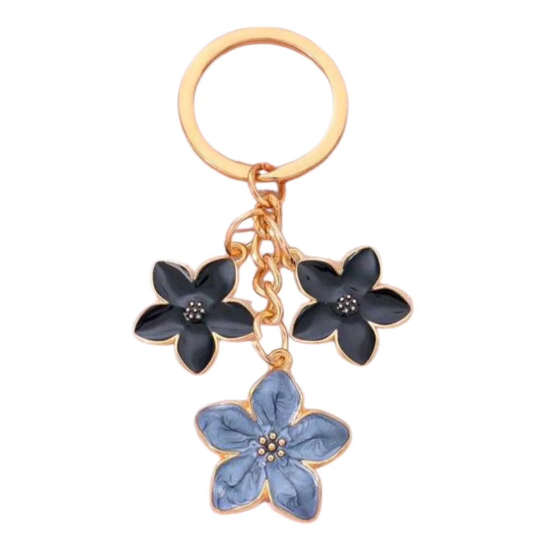 Elegant Floral Keychain