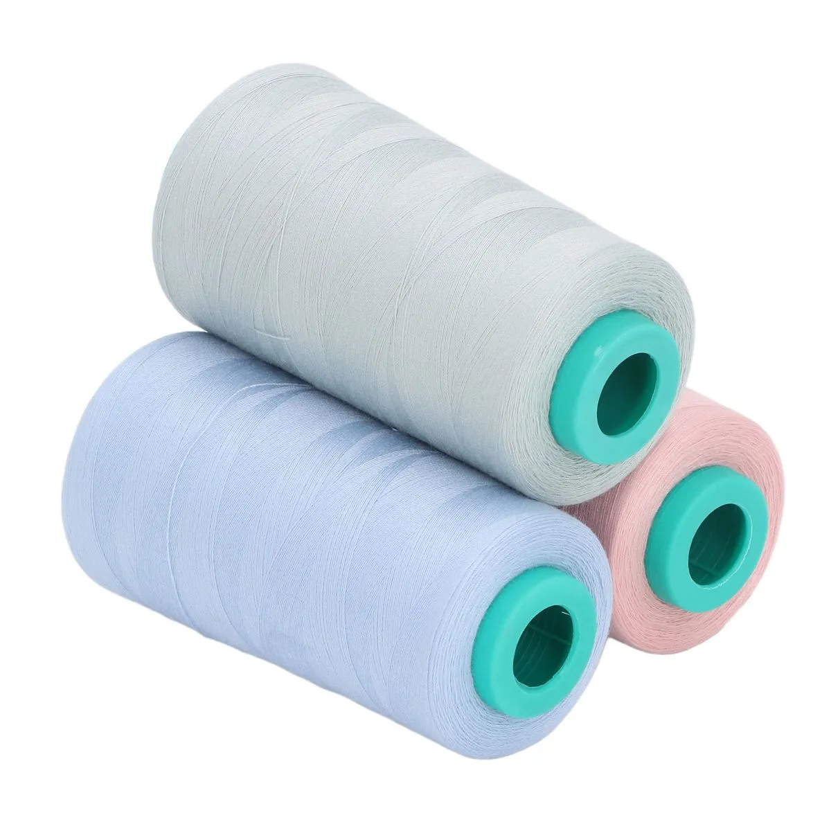 Sewing Thread Polyester 3 Colors 3000 Yards 3 Pcs