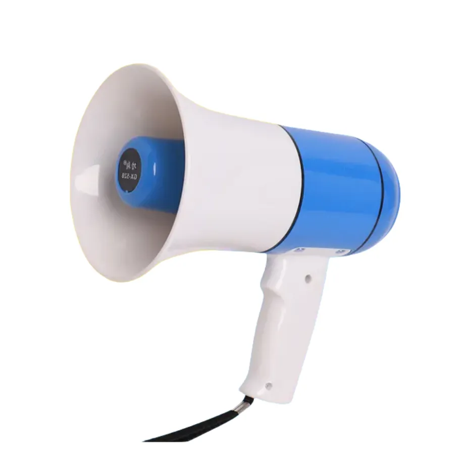 35 Watts Handheld Megaphone with Bluetooth, Recorder - Blue