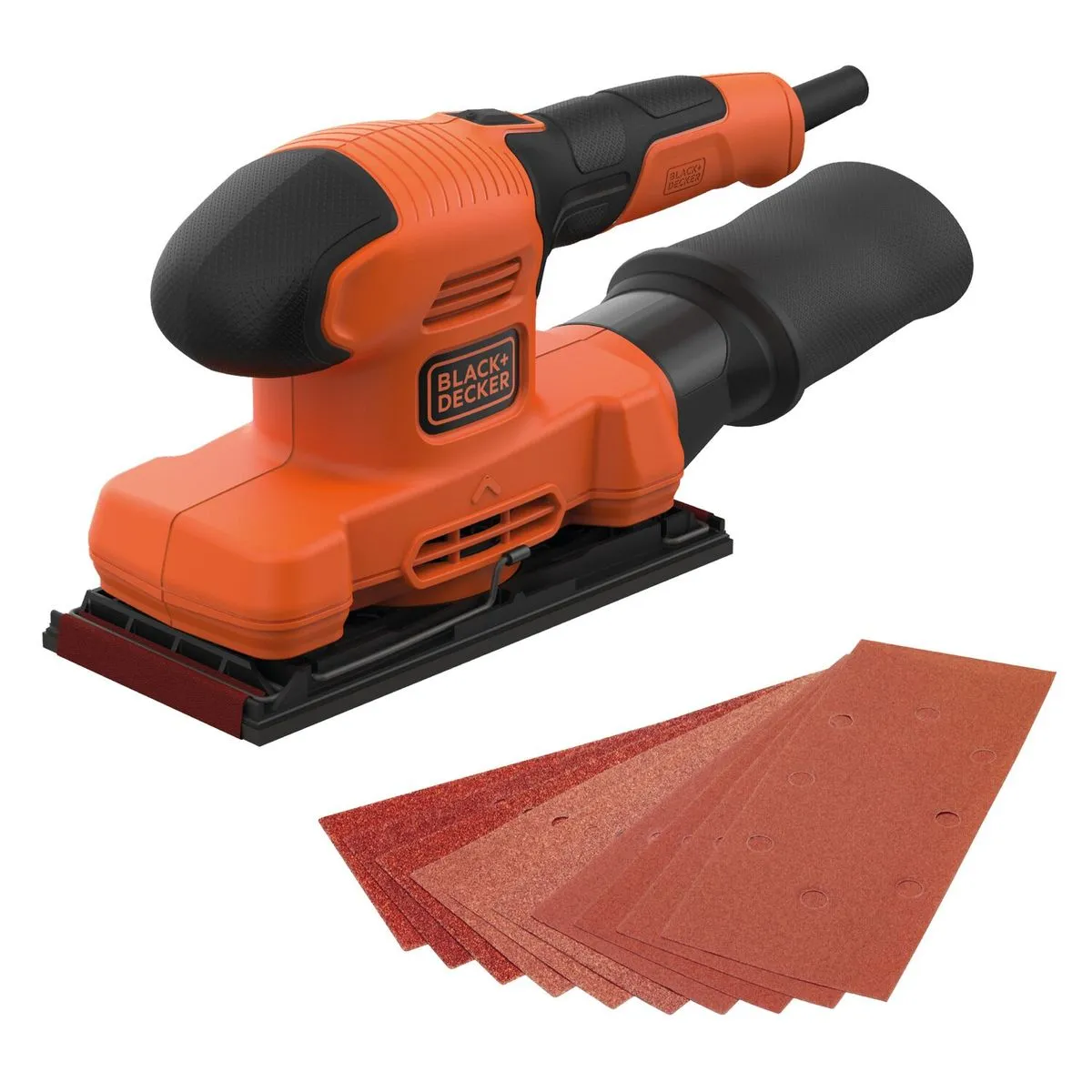 BLACK+DECKER 150W 1/3 Sheet Finishing Sander + 10 Sanding Sheets