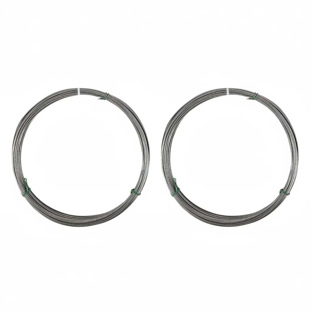 Gen Merch 1.60mm Galvanized Binding Wire 500g Spool for Gardening - 2 Pack