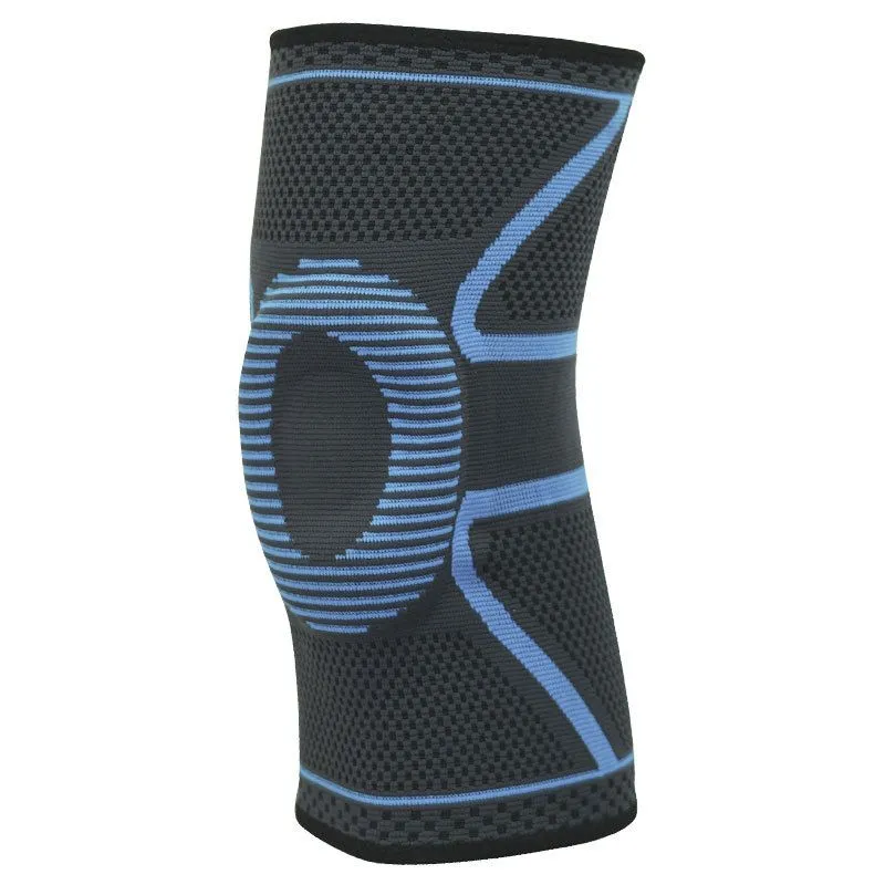 Warm Silicone Knee Support Sleeve, Non-slip Patella Brace for Basketball