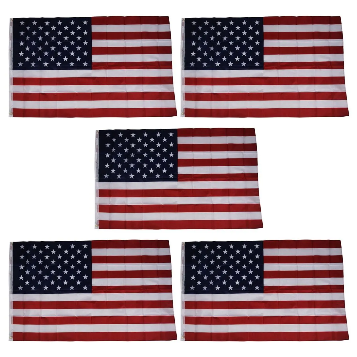 5X Promotion American Flag USA - 150 x 90cm (100% Image-Compliant)