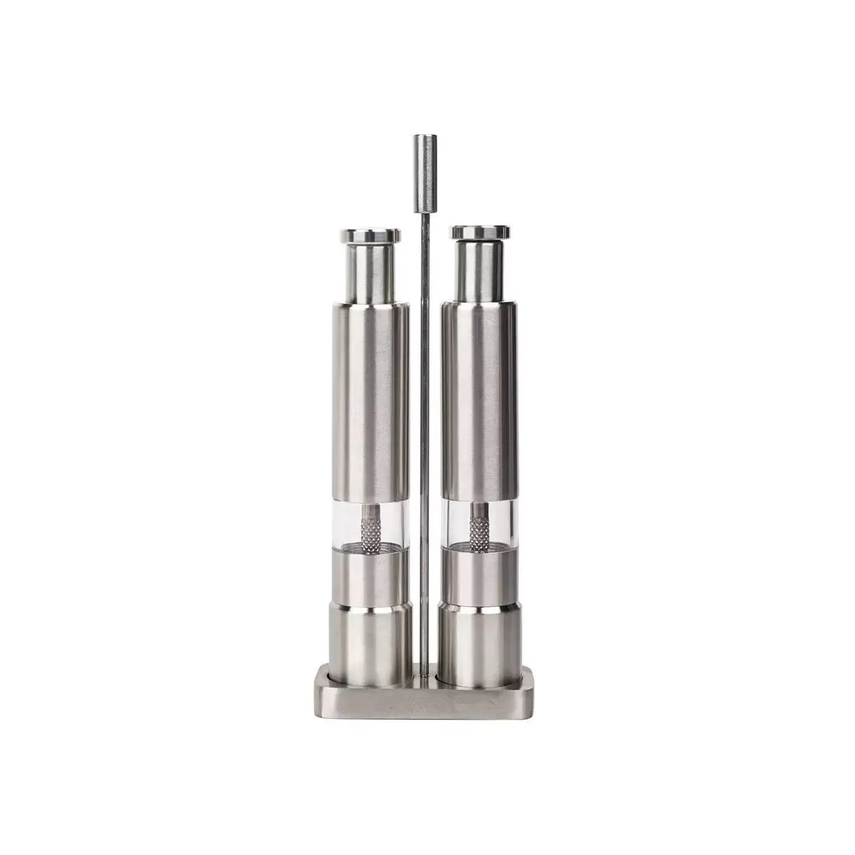 Spice Grinder 2 Pieces With Iron Stand Base For Kitchen Cooking Use