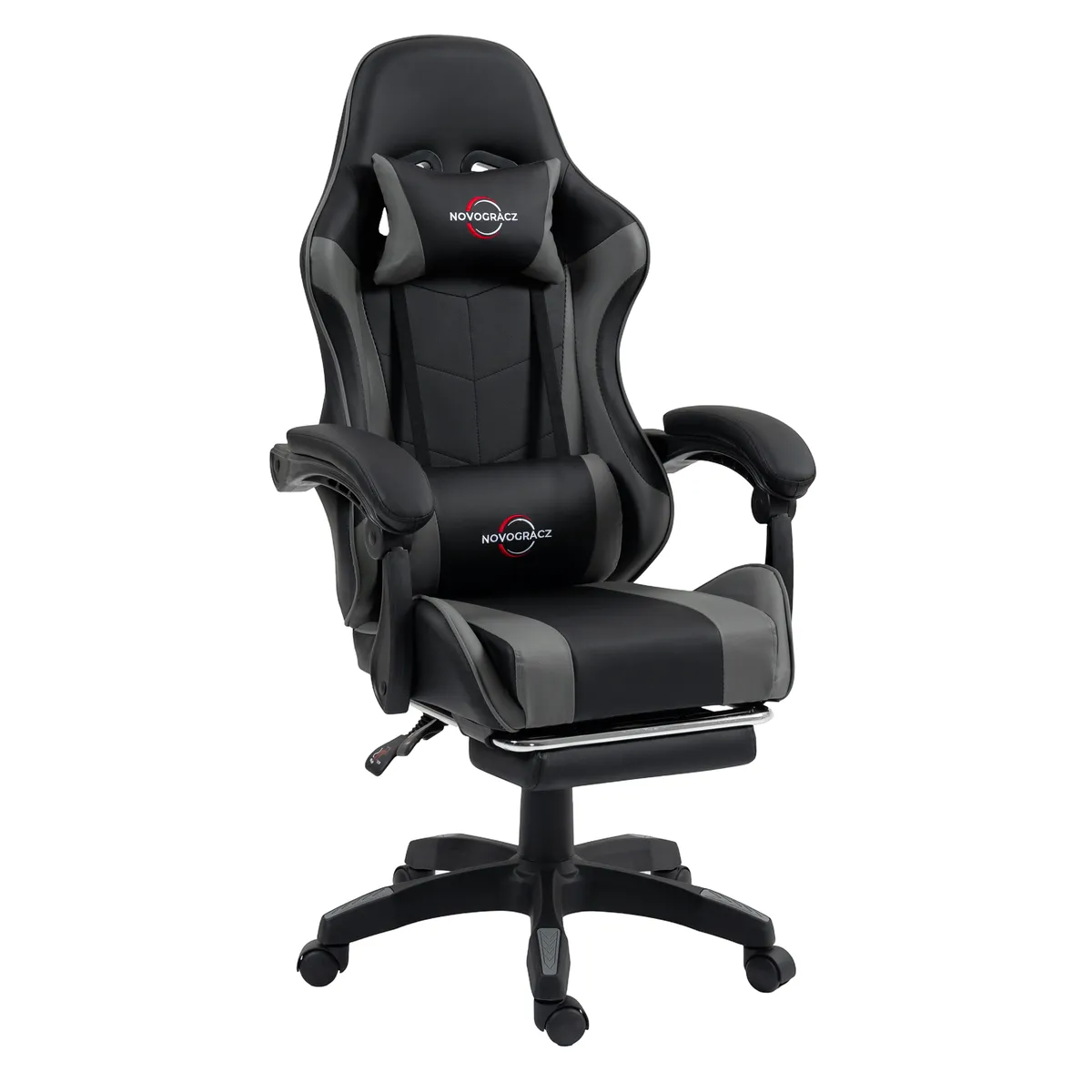 Novogracz eSports X - Pro Gaming Chair -  Black with Grey Trim