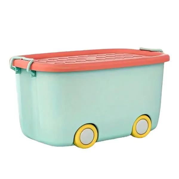 25L Multicolor toy storage box for kids - Blue