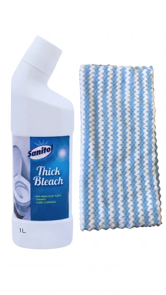Thick Bleach and Cleaning Cloth