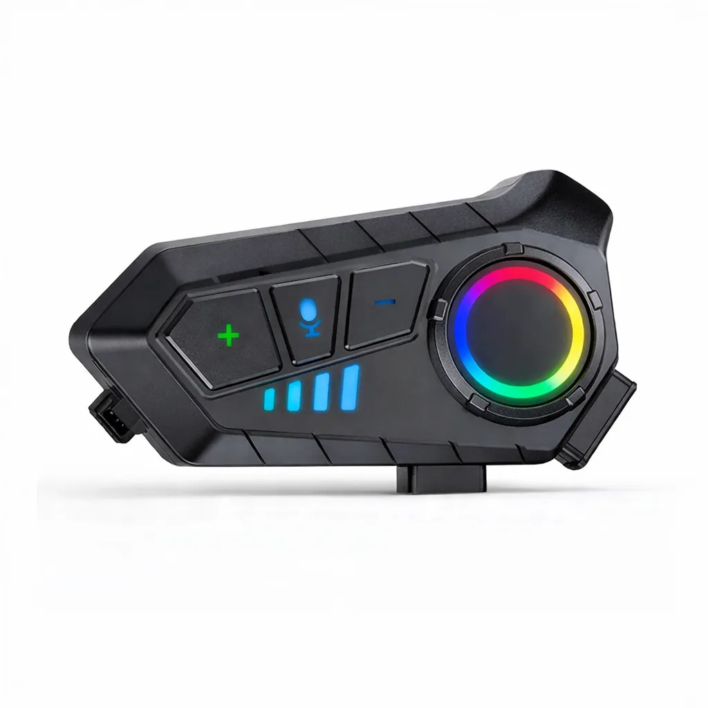 Motorcycle Helmet Wireless Headset - Hands-Free Audio & Call System