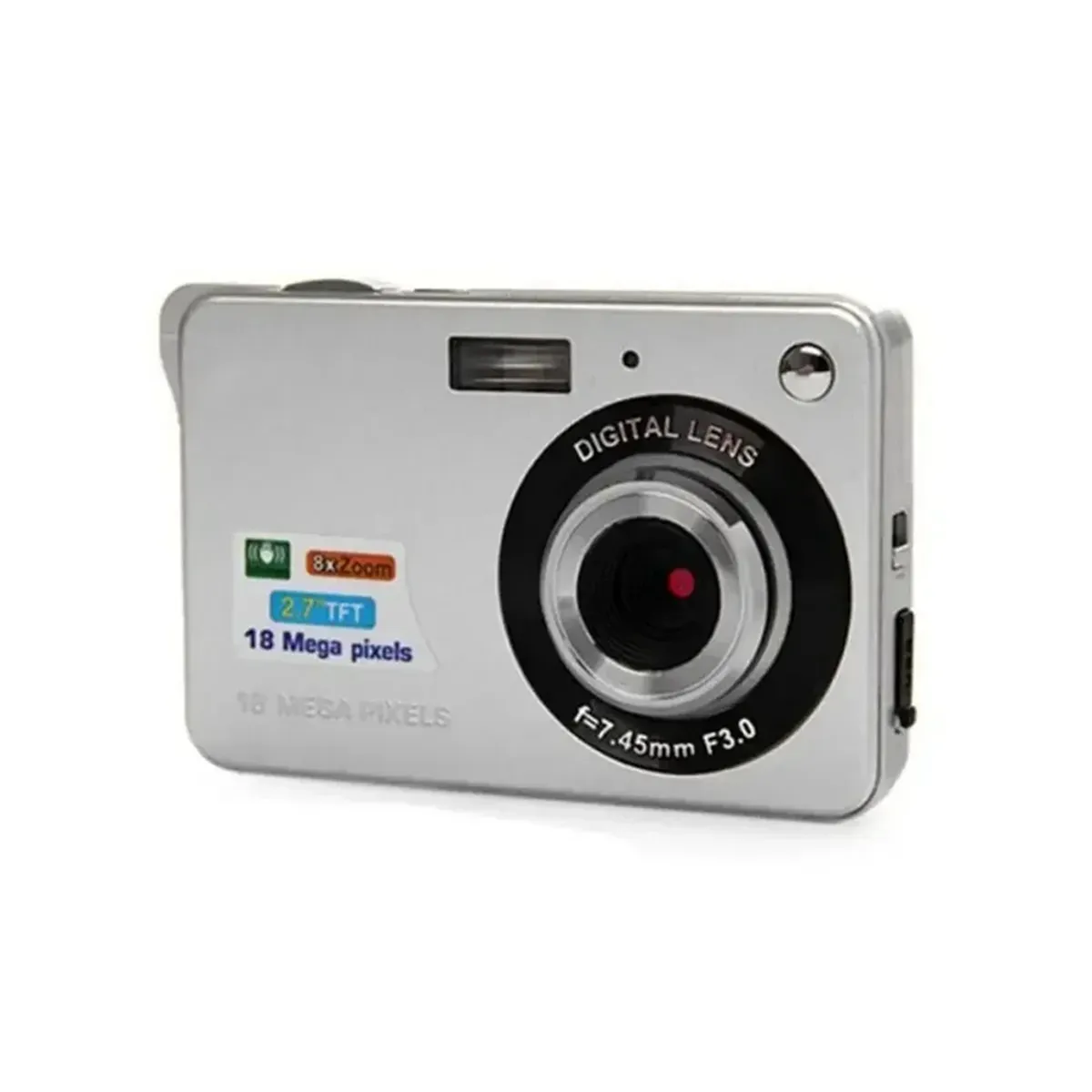 18Mp Hd Digital Camera With 2 7 Inch Lcd Screen Rechargeable Battery
