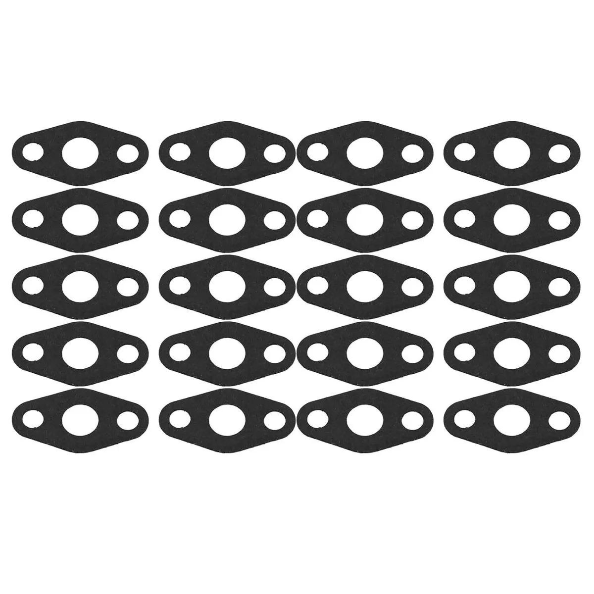 20 Pcs Turbo Oil Drain Gasket Set for T3 T4 Turbocharger, Oil Return Feed