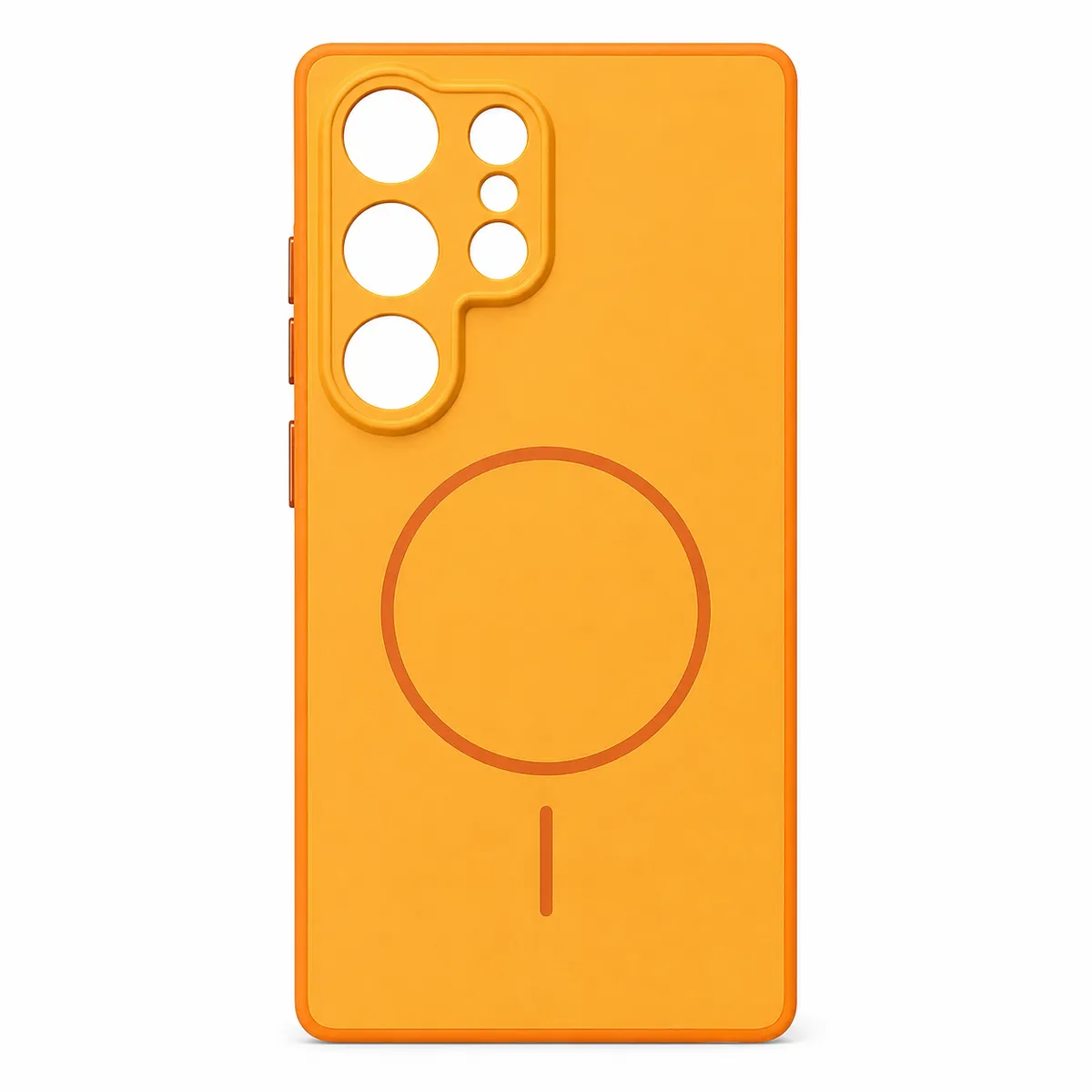Magnetic Camera Protection Cover Compatible With Samsung Galaxy S25 Ultra - Orange