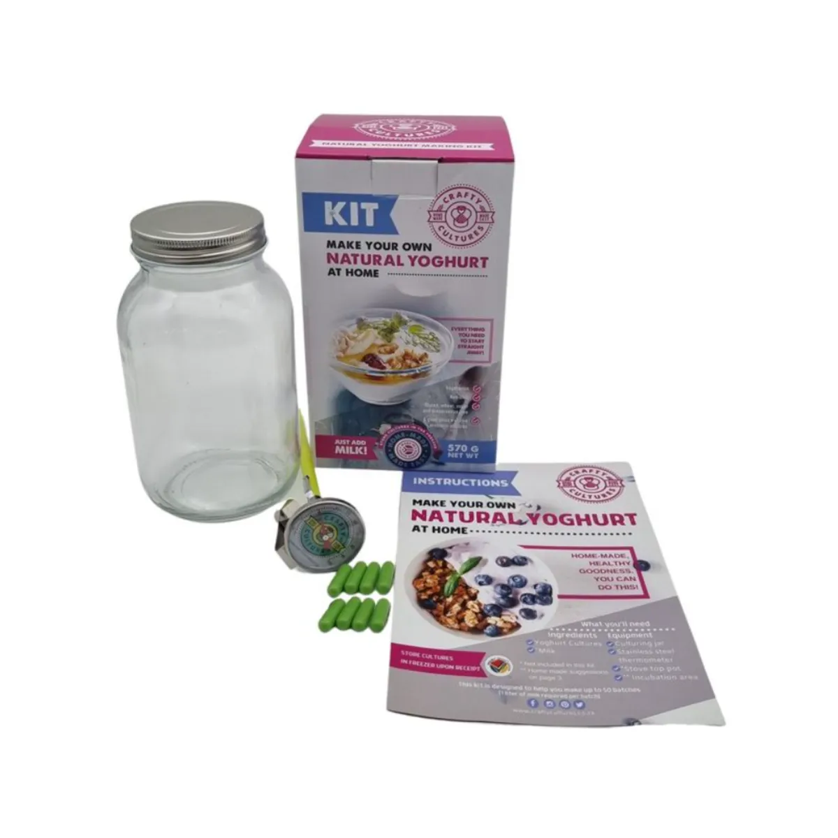 Crafty Culture's Natural Yoghurt Kit