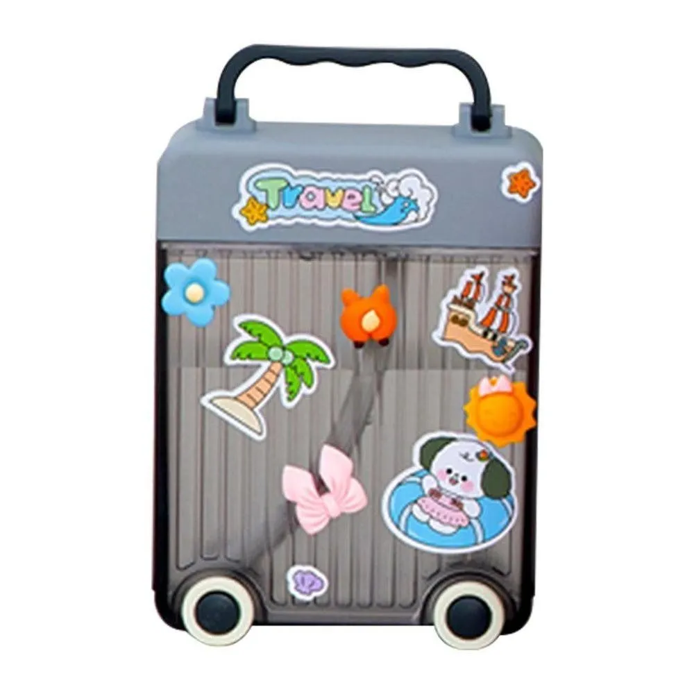 Travelling Bag Shape Water Bottle Water Container - Grey