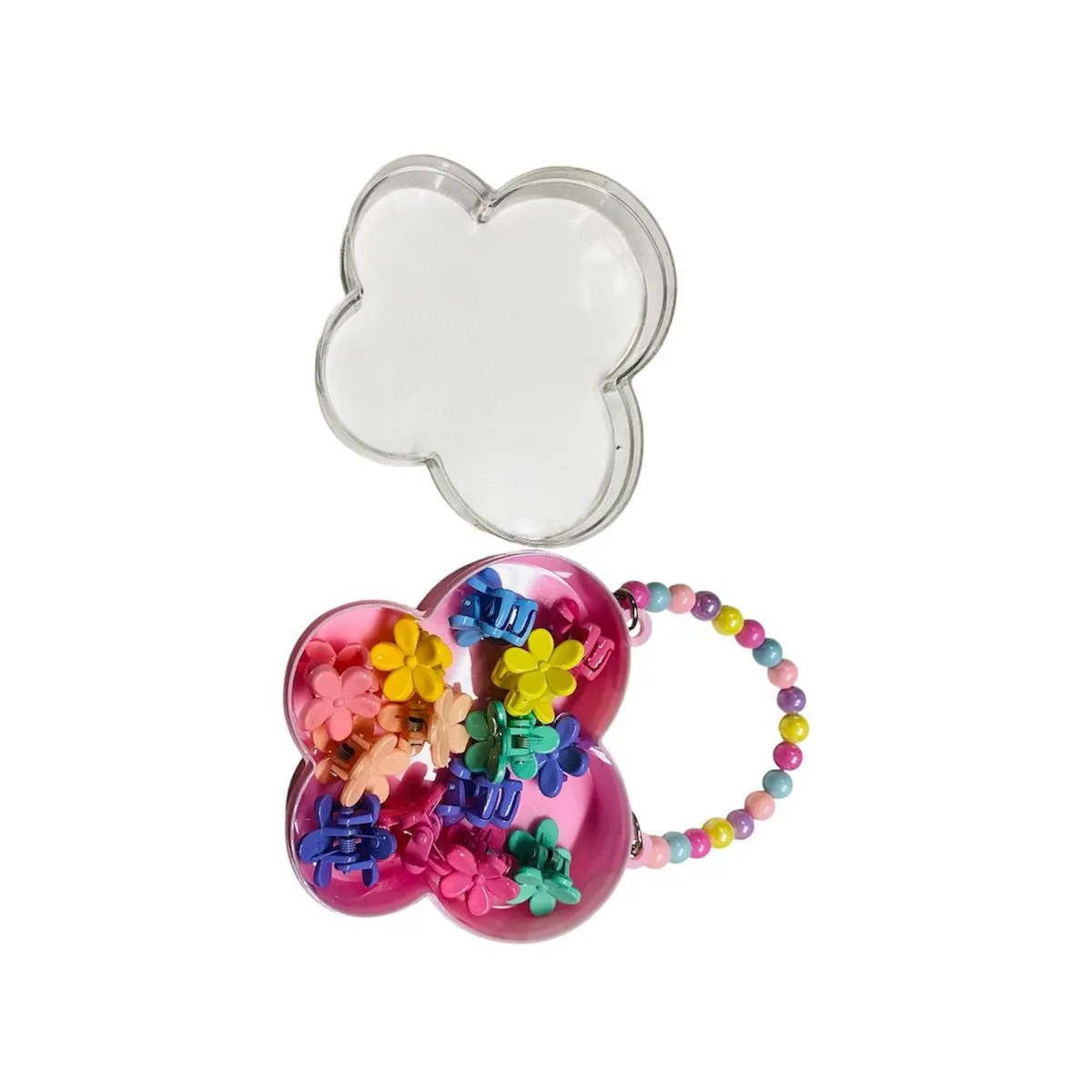 Colorful Flower Hair Clips -14 Pieces