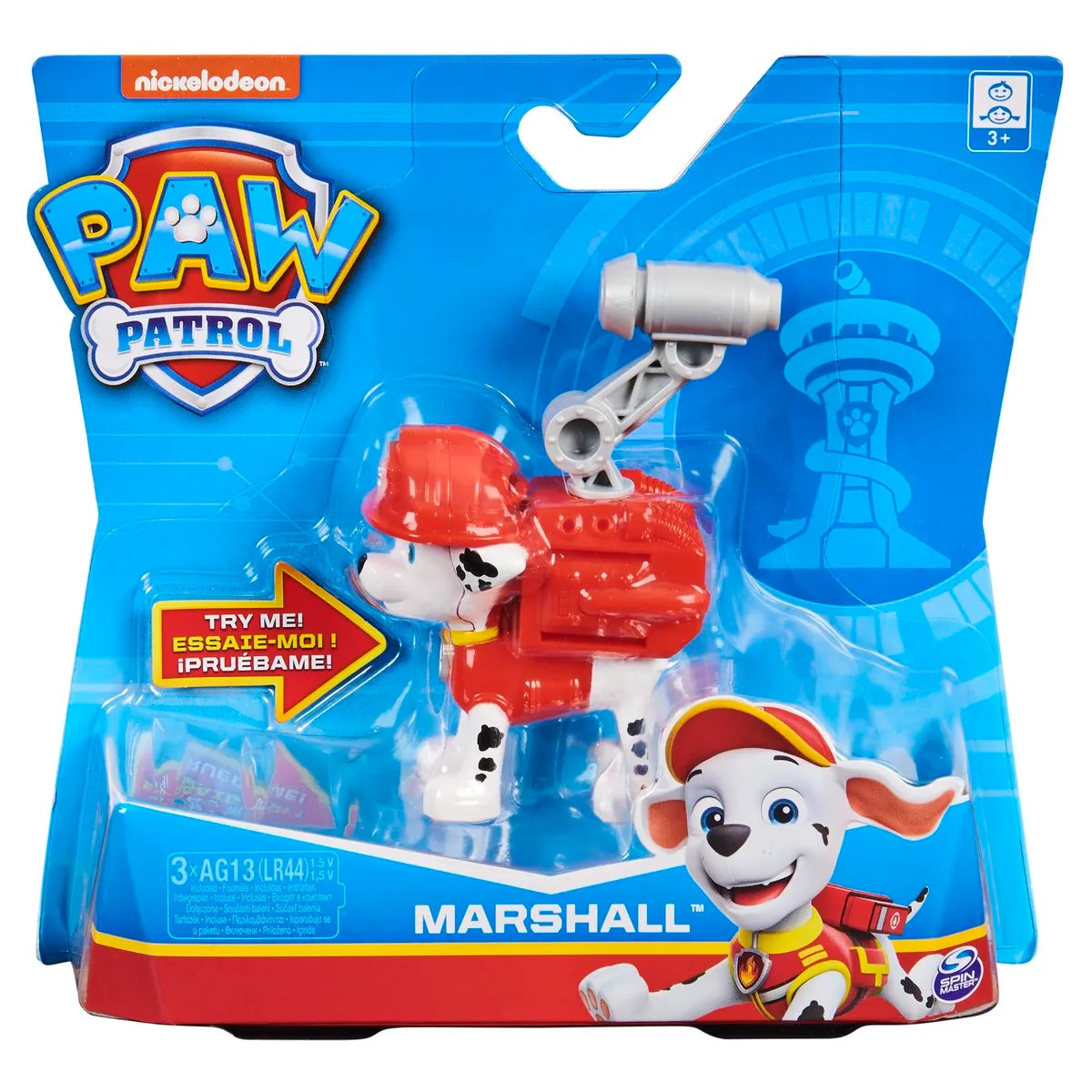 Paw Patrol Action Pack Pup - Red/White/Marshall with Sound