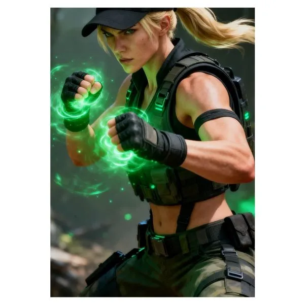 Mortal Kombat Sonya Blade - A1 Poster